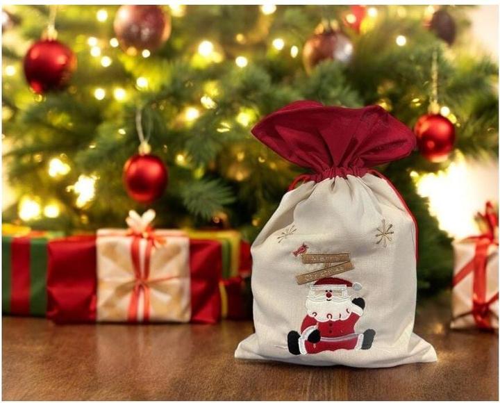 Produktbild GuGus Jutesack mit rotem Zugband (Geschenktüte)