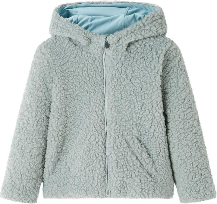 Produktbild VidaXL Kinder-Kapuzenjacke Teddy-Kunstpelz Minzgrün 92,Material (92)