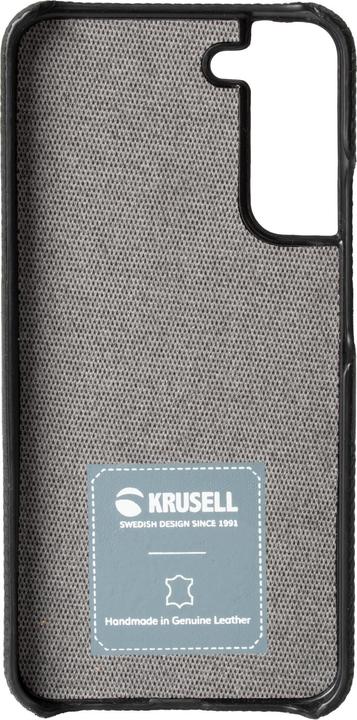 Actual product image Krusell Leather Cover for Samsung Galaxy S22 + vintage black (62465) (Samsung Galaxy S22+)