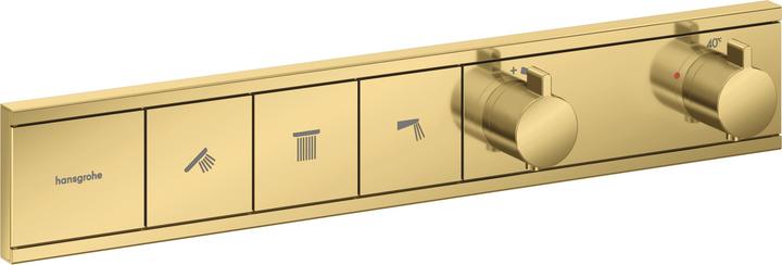 hansgrohe hand-sized RainSelect thermostat flush-mounted for 3 consumers