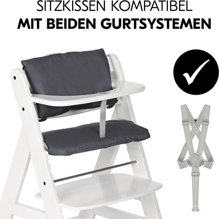 Produktbild Hauck Hochstuhl Alpha Plus - im Sparset inkl. Sitzkissen (Treppenhochstuhl)