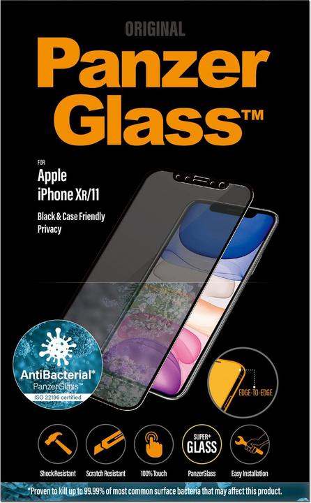 Produktbild PanzerGlass Privacy Edge to Edge (1 Stück, Apple iPhone 11)