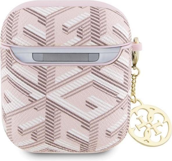 Image du produit Guess GUA2PGCE4CP AirPods 1/2 coque różowy/pink GCube Charm (Manchon pour casque d'écoute)