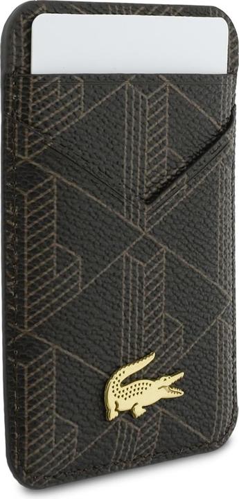 Produktbild Lacoste Case + Wallet Set PVC Blend MagSafe for iPhone 17 Pro Max brown (Apple iPhone 17 Pro Max)