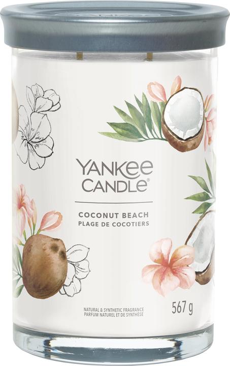 Actual product image Yankee Candle Coconut Beach Signature Large Tumbler Scented Candle
