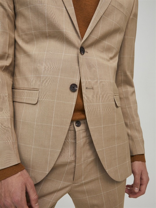 Produktbild Jack & Jones Karierter Super Slim-Fit Anzug (46)