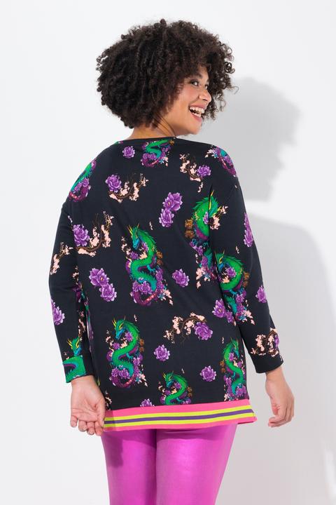 Actual product image Angel of Style Overzized sweatshirt with dragon pattern (48)