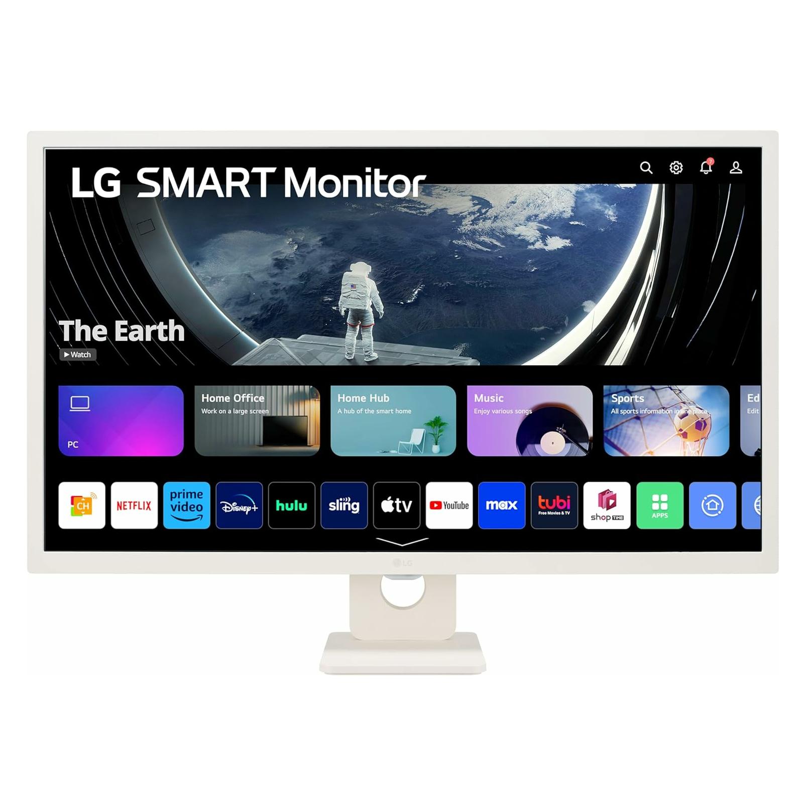 LG Smart 32SR50F-W.AEU (1920 x 1080 Pixel, 31.50"), Monitor, Weiss