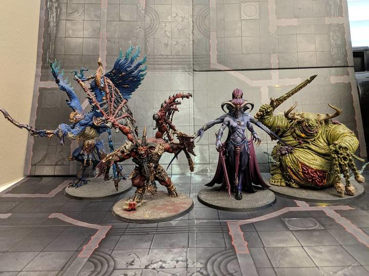 Actual product image Games Workshop Warhammer 40k & AoS - Daemons of Slaanesh Keeper of Secrets (Plastic)