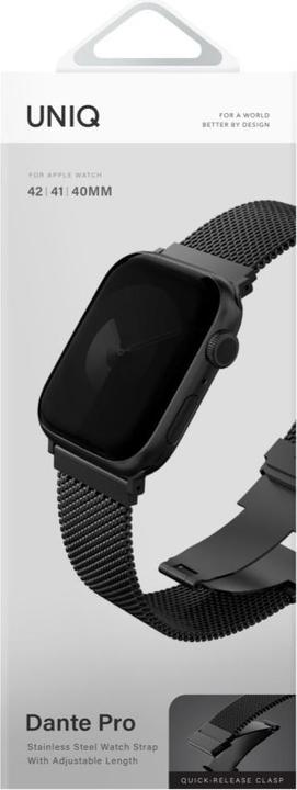 Produktbild Uniq Dante Pro Apple Watch Strap 40/41/42mm Stainless Steel - Graphite (Stainless Steel)