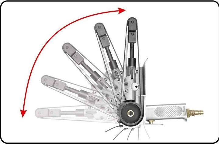 Image du produit Yato PNEUMATIC BELT SANDER 20x520MM (Ponceuse à bande)