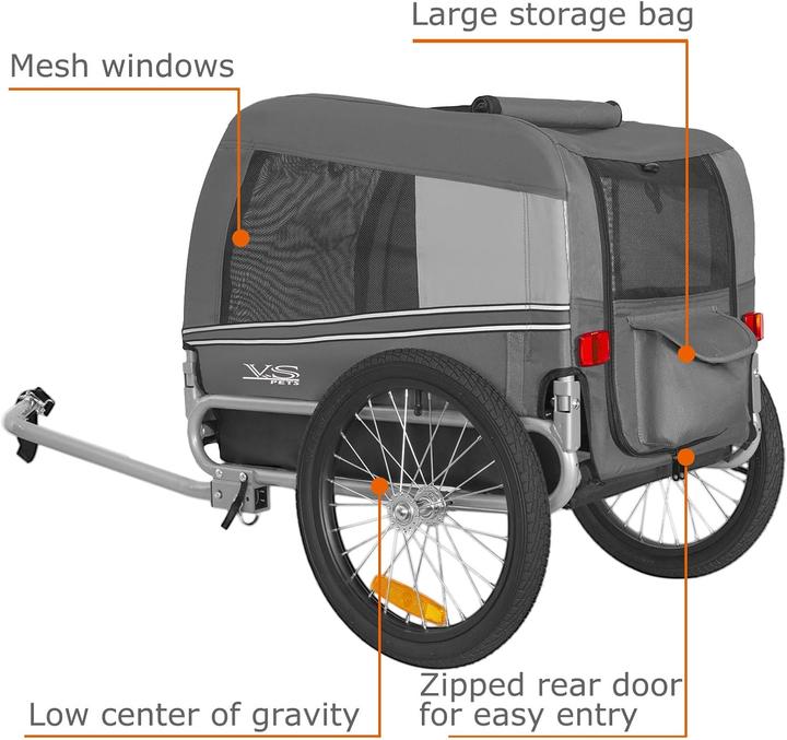 Actual product image Tiggo VS Pets M Hundeanhänger bis 30 kg