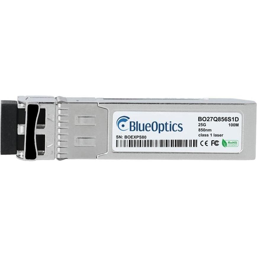 BlueOptics Ricetrasmettitore HPE R0R42A BO27Q856S1D SFP28 compatibile, LC-Duplex, 25GBASE-SR, fibra, Ricetrasmettitore, Argento
