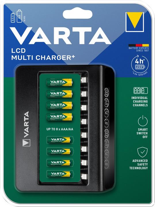 Image du produit Varta Multichargeur LCD (1 pcs, AAA, AA, Chargeurs sans batterie)