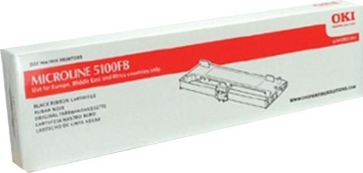 Actual product image OKI Ribbon Nylon black 43821103 ML 5100 FB