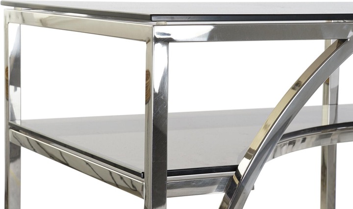 Actual product image DKD Home Decor Console Silver Crystal Steel (120 x 50 x 75 cm)