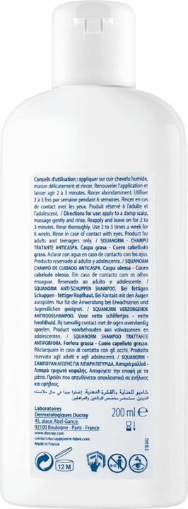 Produktbild Ducray Squanorm (200 ml, Flüssiges Shampoo)