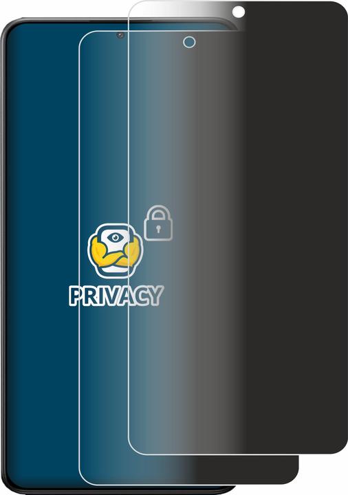Produktbild BROTECT Sichtschutzfolie Anti-Spy Privacy Folie Blaulicht-Schutz (2 Stück, Xiaomi Poco X7 Pro)