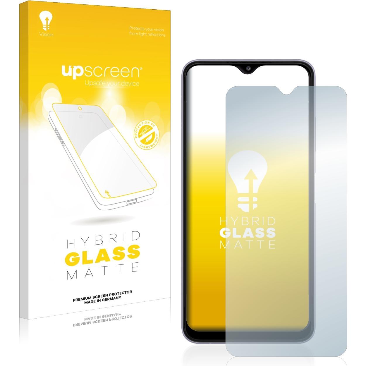 upscreen Reflection Shield Panzerglasfolie Matt (1 Stück, Samsung Galaxy A22 5G), Smartphone Schutzfolie, Grau
