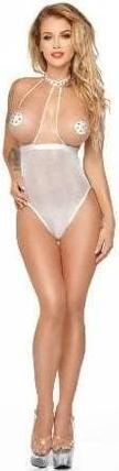 Actual product image Me Seduce Me-Seduce Lucy Teddy White XXL / Xxxl (3XL, XXL)