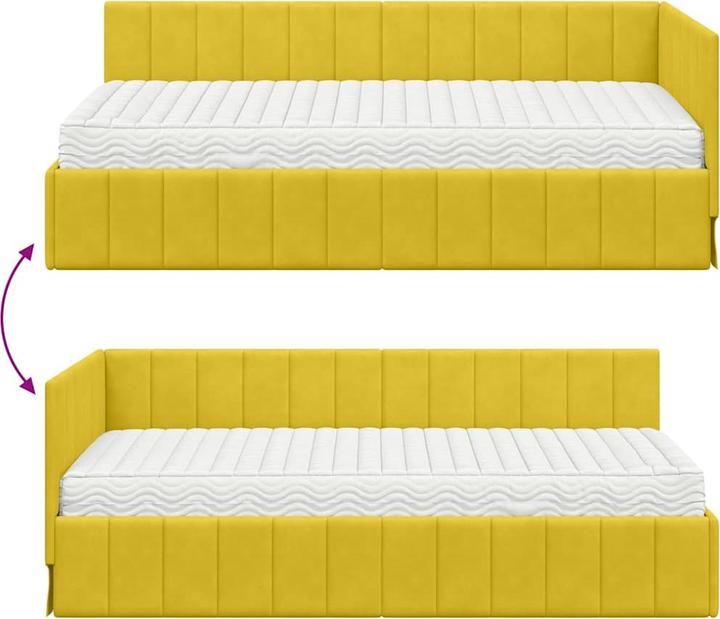 Image du produit vidaXL Eckbettgestell (100 x 200 cm)