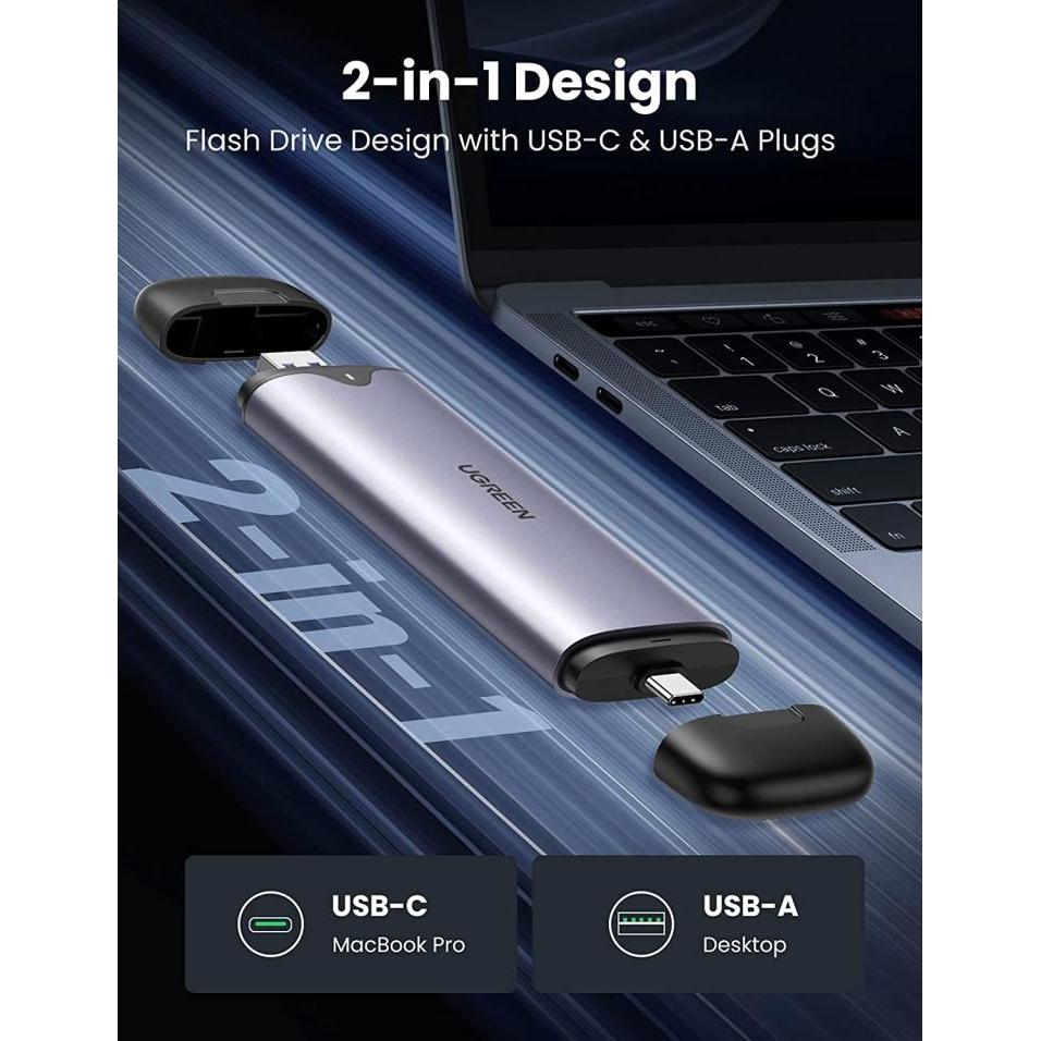 Thumbnail - Ugreen CM353 USB-C (M.2), Festplattengehäuse, Grau