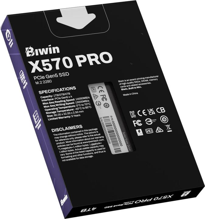Produktbild Acer BX570DN04TB (4000 GB, M.2, PCI-Express)