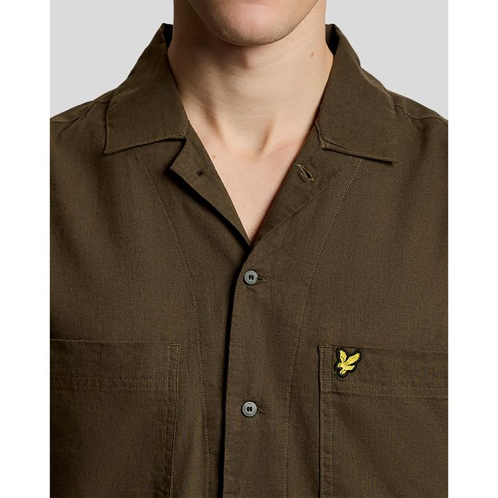 Produktbild Lyle and Scott Hemd mit kubanischem Kragen (XS)