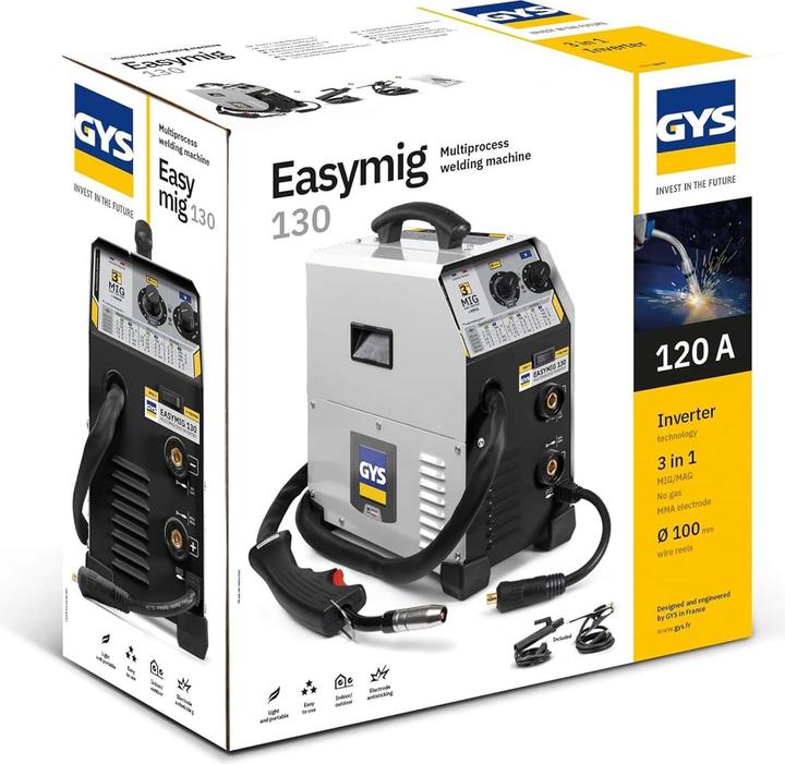 Actual product image GYS EASYMIG-130 inverter welding machine