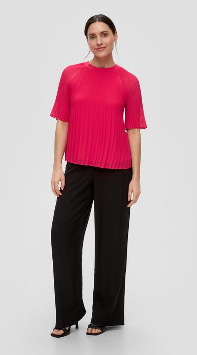 Produktbild s.Oliver Bluse Chiffonbluse mit Raffung (48)