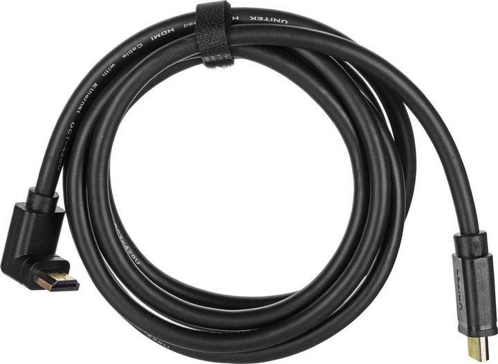 Produktbild Unitek Y-C1002 HDMI 2.0 90° 4K60HZ 2M Kabel Schwarz (2 m, HDMI)