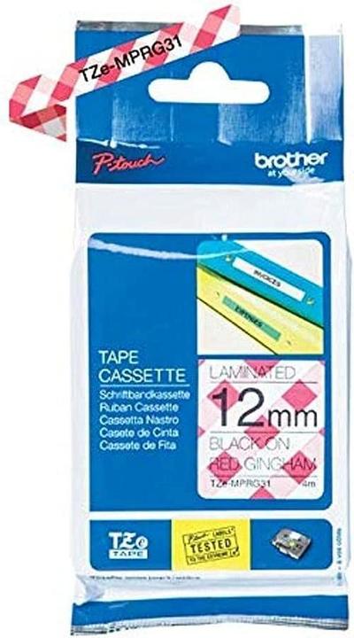 Produktbild Brother Tze-Mprg31 (1.20 cm, Weiss, Schwarz, Rot)