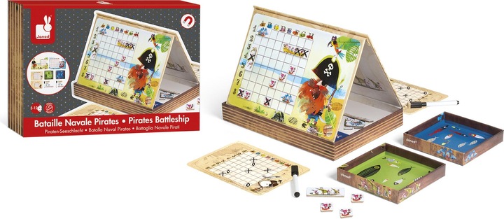Image du produit Janod Les pirates de la bataille navale (Français)