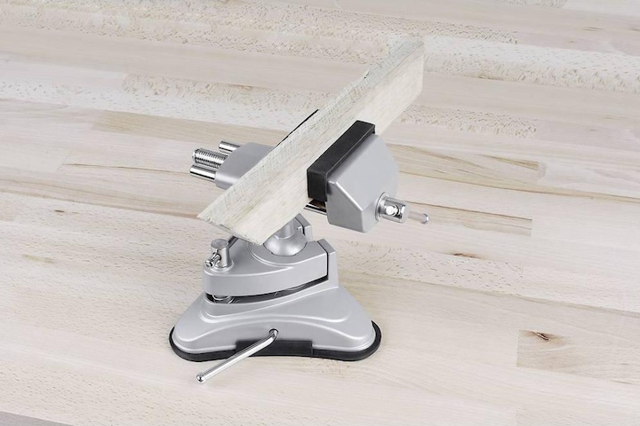Produktbild Basetech Feinmechaniker Schraubstock mit Vakkuum Standfuss (70 mm)