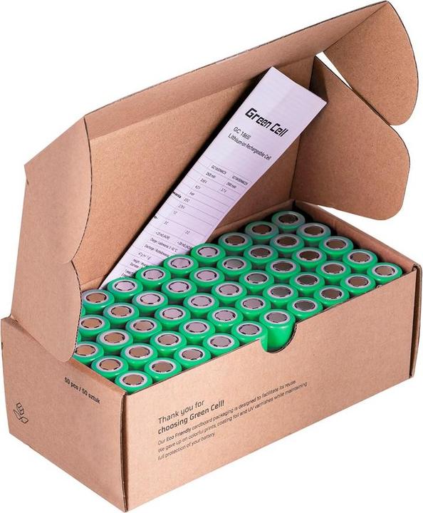Actual product image GreenCell 18650 (50 pcs., 18650, 2900 mAh)