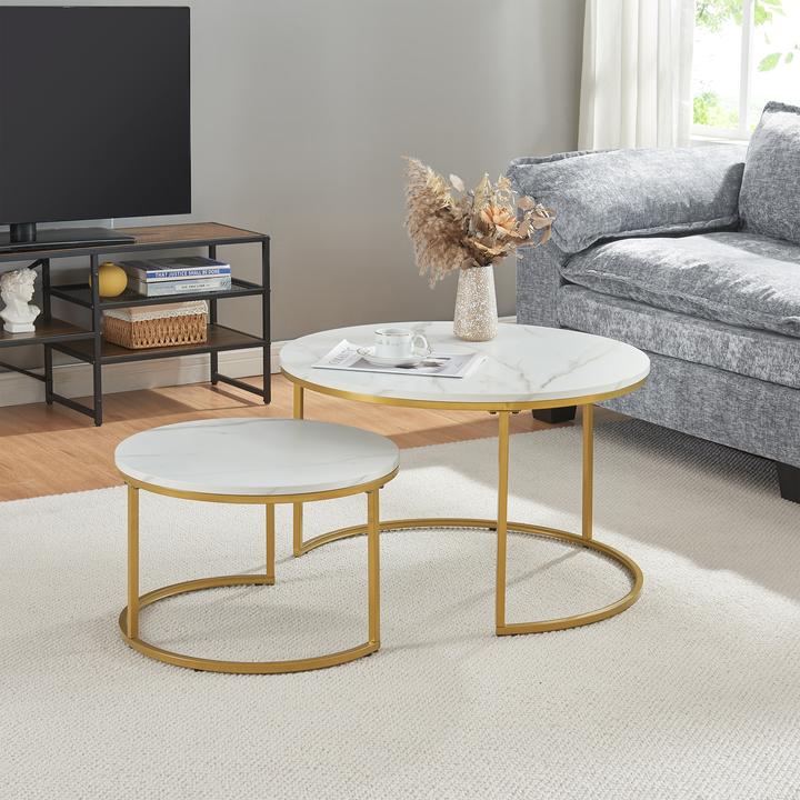 Actual product image En.Casa Christchurch (Ø 80 x 45 cm, Ø 60 x 33 cm)