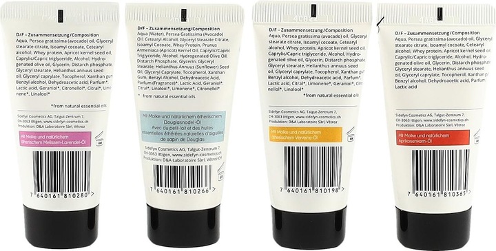 Produktbild Sidefyn Cosmetics Geschenkset - HÄNDETRAUM Set mit 4 Handcremes à20ml (Körperpflegeset)