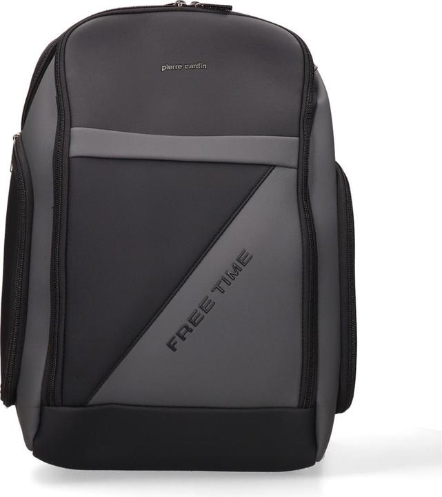 Actual product image Pierre Cardin Rucksack Herren Veganes Leder - Modell Lysanderò - Casual - 30.0 X 46.0 X 15.0 Cm