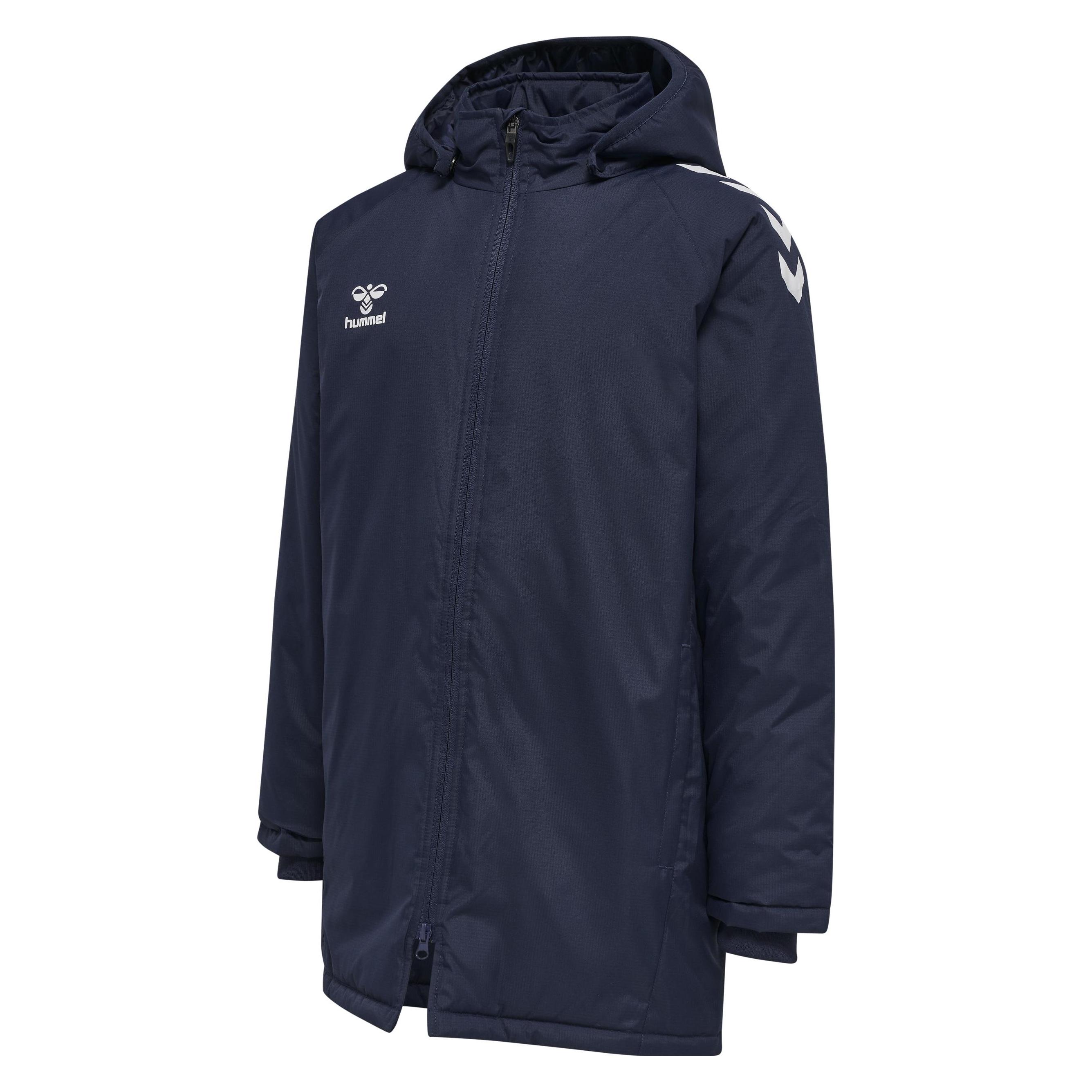Hummel, Unisex, Laufjacke, Core Xk Bench Jacket Kids (176), Blau, 176