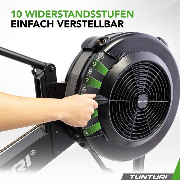 Image du produit Tunturi Rameur Fitrow 80i - Rameur fitness - Rameur pliable - 10 niveaux de résistance - Rameur fitness -