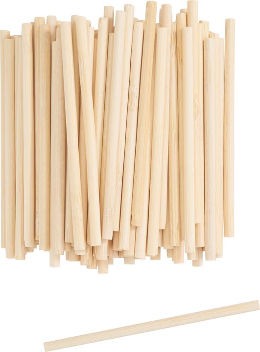 VBS XXL Bambus-Rundstbe, 100 Stck, 7,5 cm,  3,5 mm