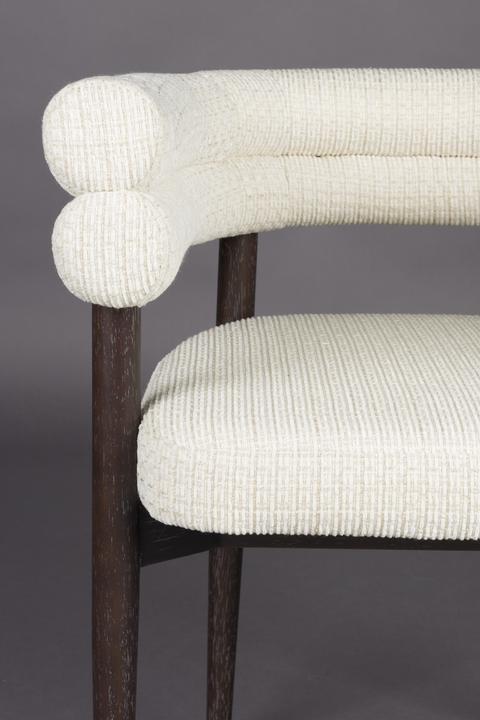 Actual product image Dutchbone Sela Dining Chair Off White