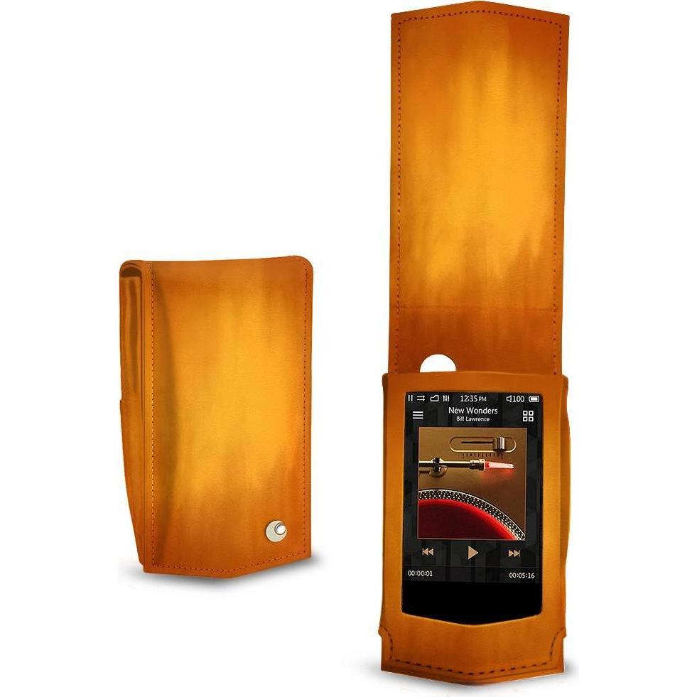 Noreve Lederschutzhülle vertikal, MP3 Tasche + Hülle, Orange