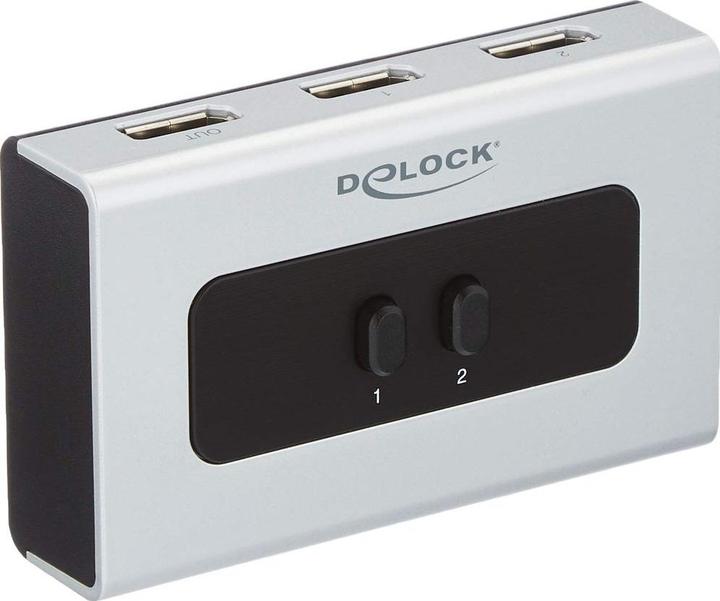 Produktbild Delock Switch 2-port Displayport 1.1 manuell