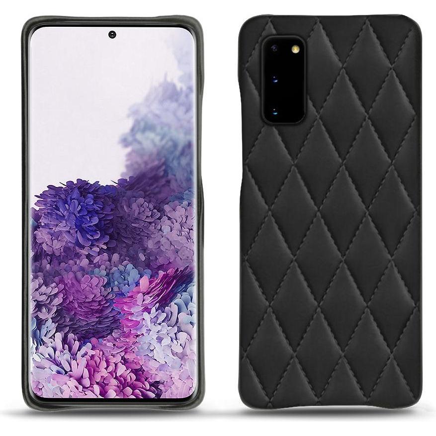 Noreve Lederschutzhülle (Samsung Galaxy S20), Smartphone Hülle, Schwarz