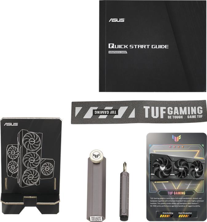 Actual product image ASUS TUF Gaming Radeon RX 7800 XT OC Edition (16 GB)