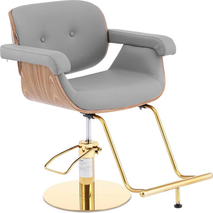 Actual product image Physa Salon Chair with Footrest - Filey Beige