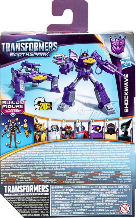 Actual product image Hasbro Transformers - Earthspark Deluxe Class - Shockwave