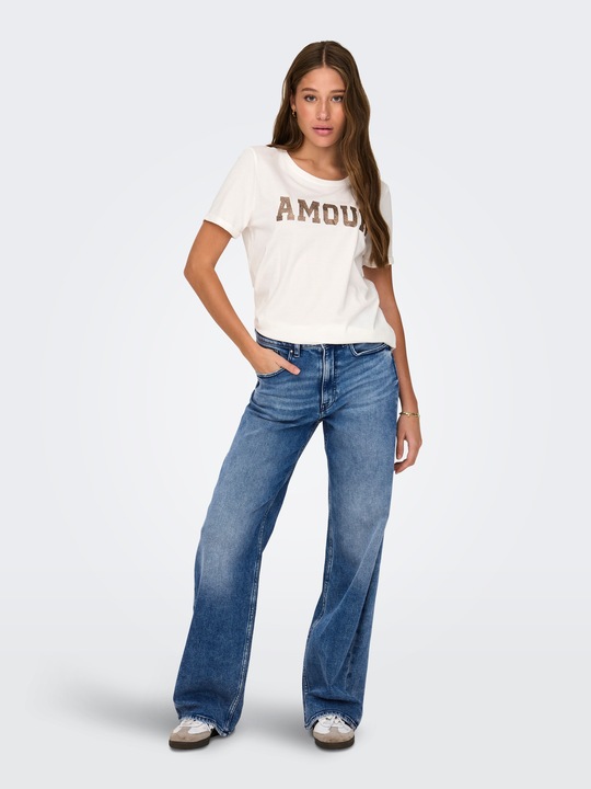 Actual product image Only ONLJUICY WIDE High Waist Jeans (W28/L32)