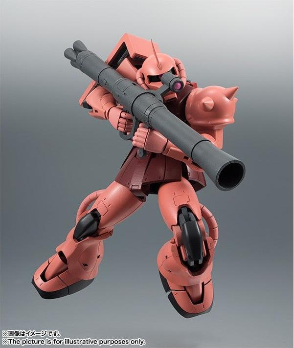 Produktbild Bandai Moblie Suit Gundam figurine Robot Spirits (Side MS) MS-06S ZAKU II CHAR'S CUSTOM MODEL ver. A.N.I.M.